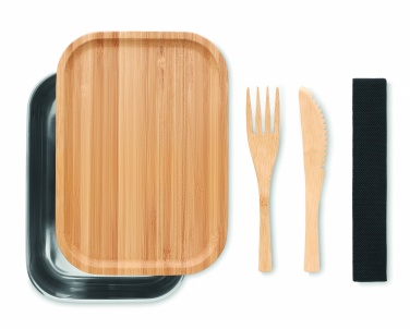 Logotrade promotional product image of: Stainless steel lunchbox 600ml